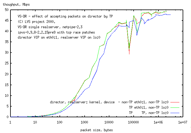 accepting packets by 
transparent proxy on director